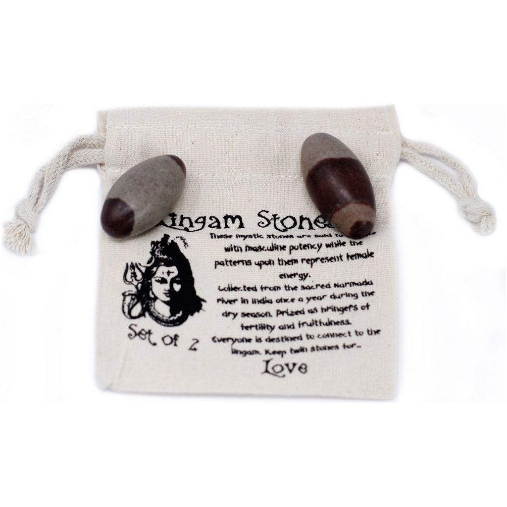 Emmy Jane Boutique Natural River Stones - Indian Shiva Lingam Stones - 5 Sizes - Alternative Gift