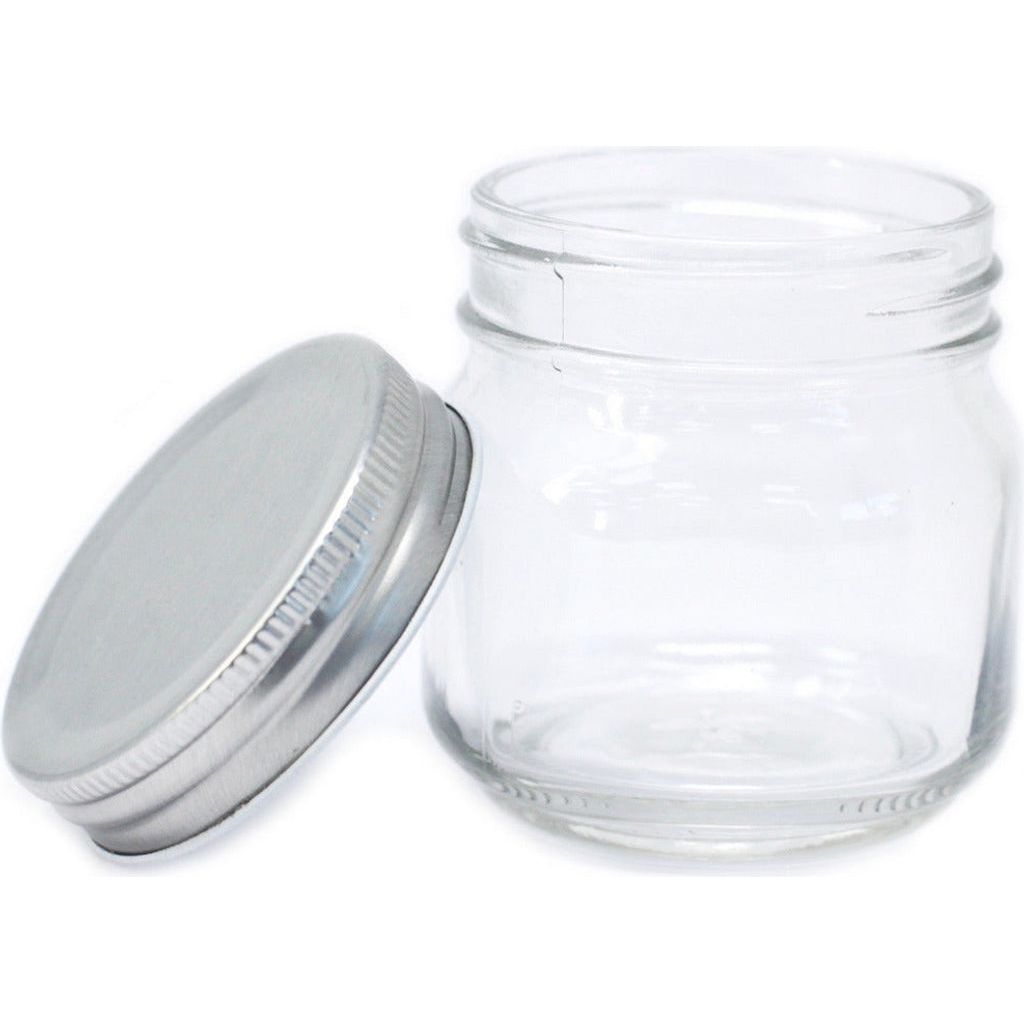 Emmy Jane Boutique Small Glass Jam Jars - Pack of 6 - Home Storage Containers