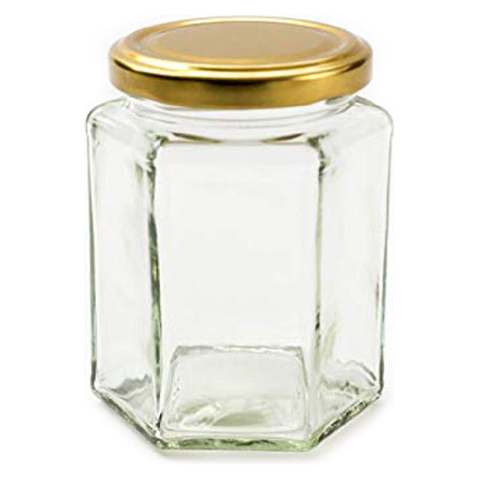 Emmy Jane Boutique Small Glass Jam Jars - Pack of 6 - Home Storage Containers