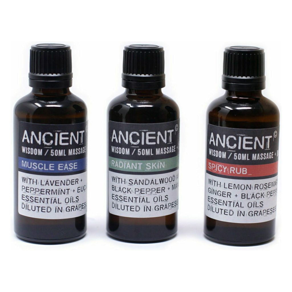 Emmy Jane Boutique Ancient Wisdom - Aromatherapy Massage & Bath Oils - Choose from 7 Great Blends