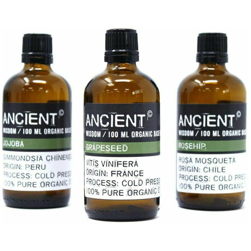 Emmy Jane Boutique Ancient Wisdom - Organic Aromatherapy Base Oils - 100ml - 5 Varieties