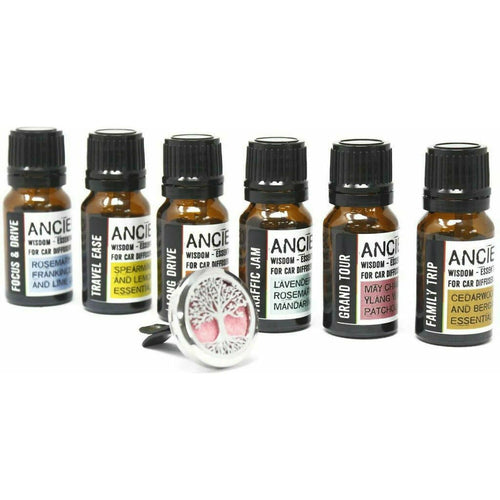 Emmy Jane Boutique Aromatherapy Blends for Car Diffusers - Natural Essential Oil Blends for Travel