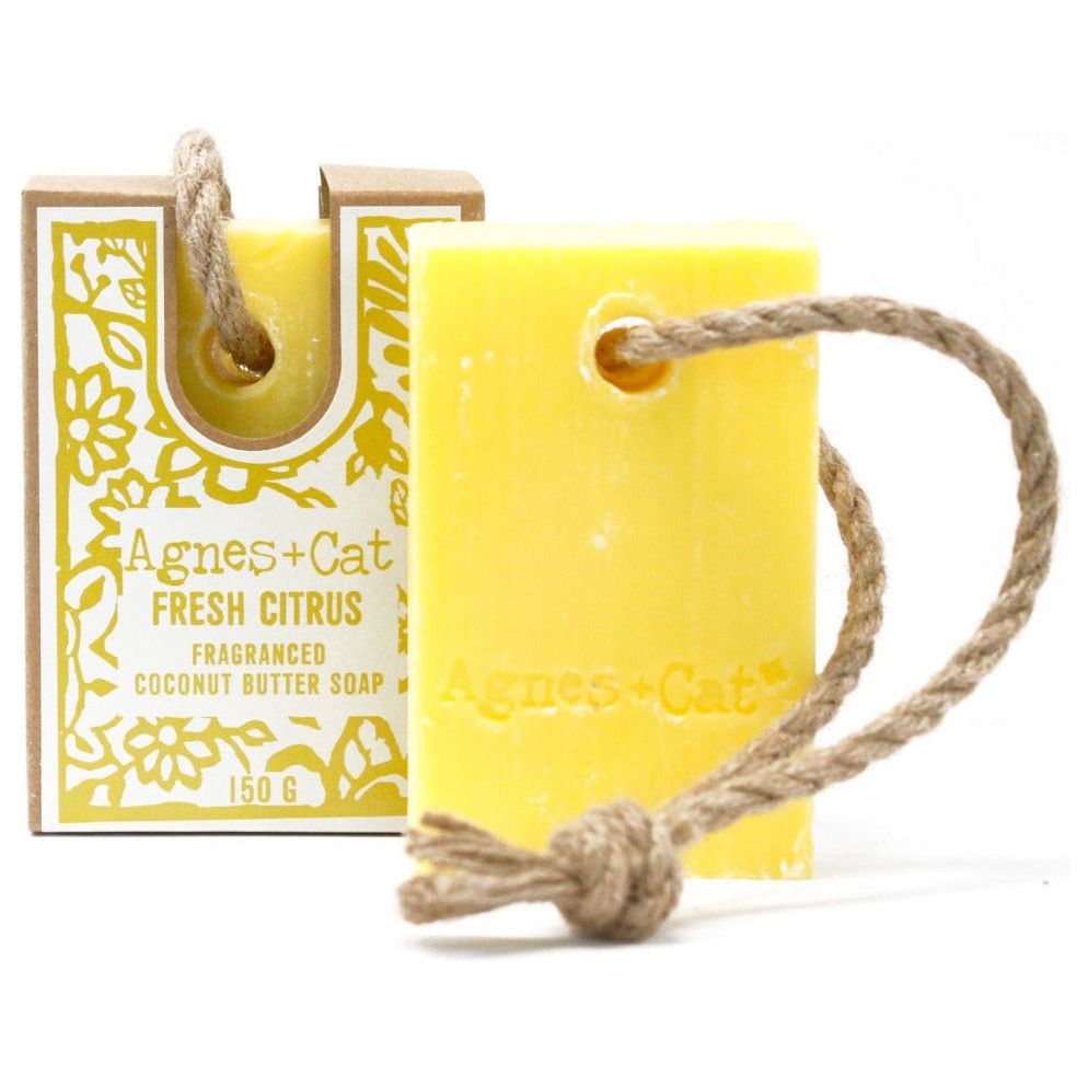 Emmy Jane Boutique Agnes and Cat - Soap on a Rope - Vegan Friendly SLS Paraben & Plastic-Free