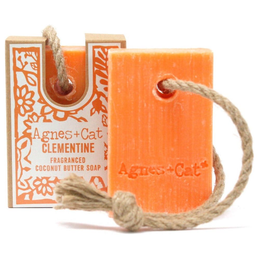 Emmy Jane Boutique Agnes and Cat - Soap on a Rope - Vegan Friendly SLS Paraben & Plastic-Free