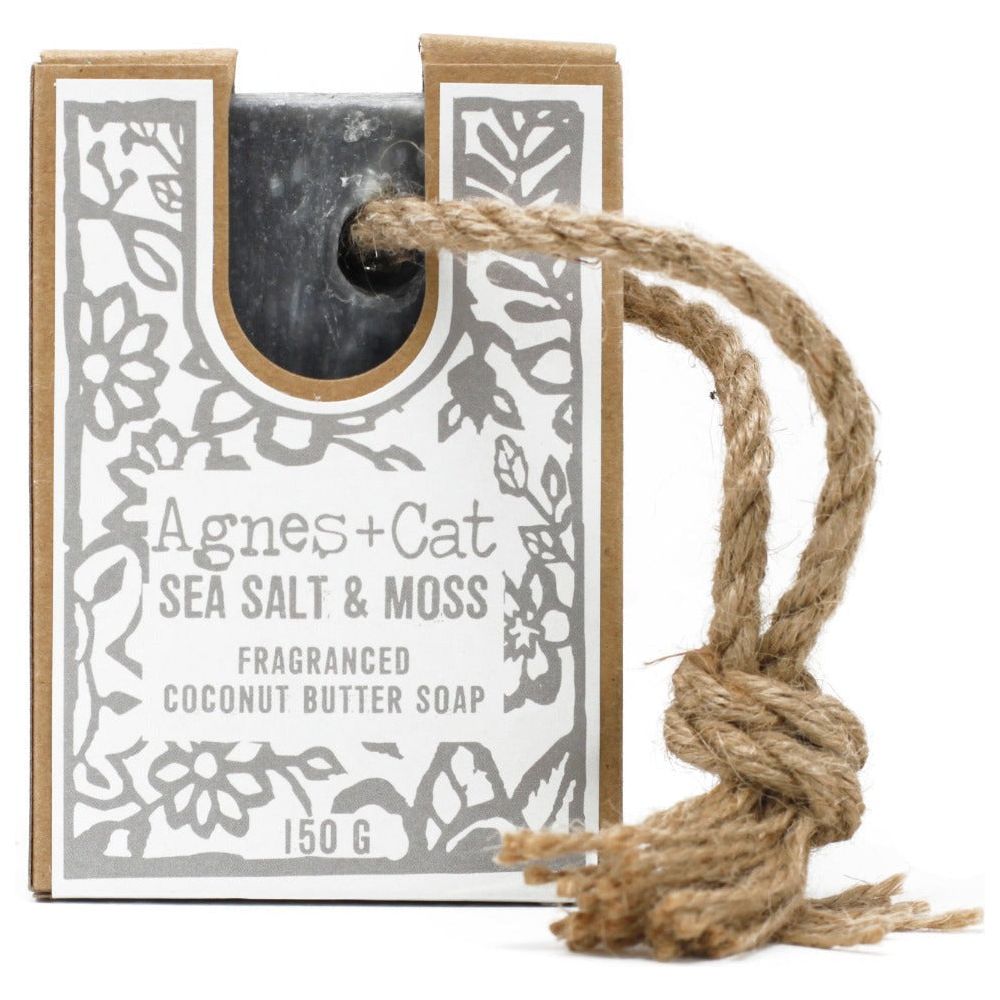 Emmy Jane Boutique Agnes and Cat - Soap on a Rope - Vegan Friendly SLS Paraben & Plastic-Free