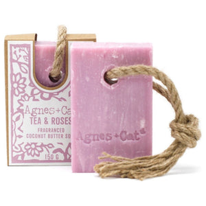 Emmy Jane Boutique Agnes and Cat - Soap on a Rope - Vegan Friendly SLS Paraben & Plastic-Free