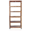 Emmy Jane Boutique Eco-Friendly Wooden Shelving Unit with Casters - Recycled Teak Wood Shelves