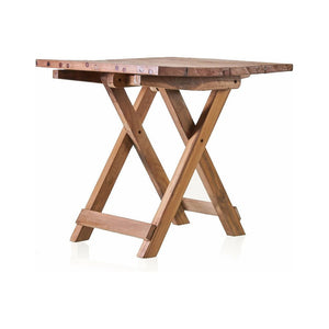 Emmy Jane Boutique Handmade Folding Wooden Coffee Table - Recycled Teak Wood - Fairly Traded