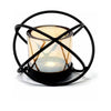 Emmy Jane Boutique Iron Votive Tea Light Candle Holder - 1 Cup Single Ball - Black