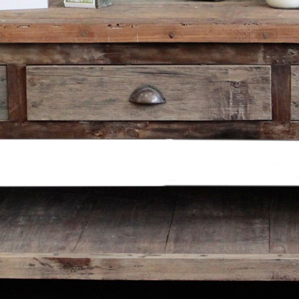 Emmy Jane Boutique Recycled Wooden Table - Upcycled Teak Wood Sideboard - Fairly Traded