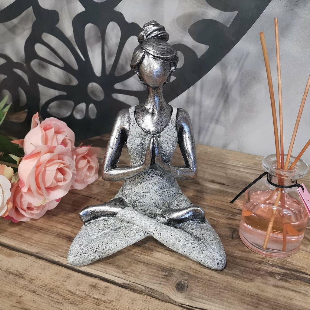 Emmy Jane Boutique Handcrafted Indonesian Yoga Lady Figures - Gifts for Yoga Lovers