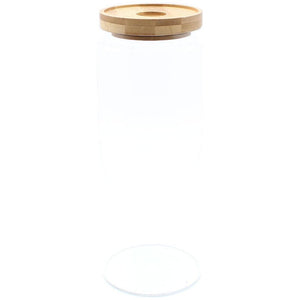 Emmy Jane Boutique AW Earth - Eco Friendly Cottage Bamboo & Glass Storage Jars - Natural Home Storage