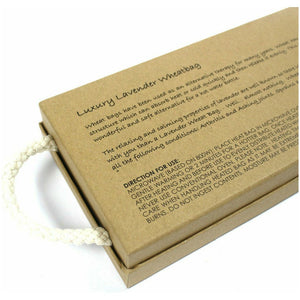 Emmy Jane Boutique Luxury Lavender Natural Wheat Bag in a Gift Box - Hot Water Bottle Alternative