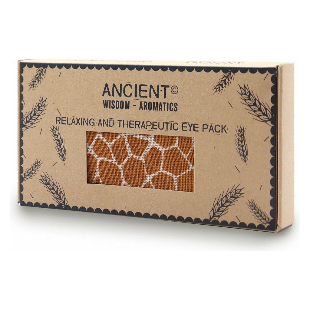 Emmy Jane Boutique Relaxing Cotton Eye Pillow with Essential Oils in a Gift Box - Lavender & Wheat