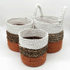 Emmy Jane BoutiqueHandwoven Indonesian Seagrass Baskets - 5 Coloured Designs