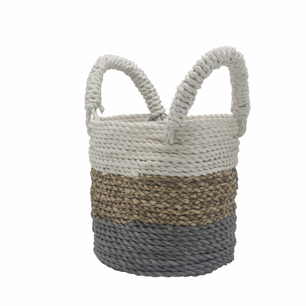 Emmy Jane Boutique Handwoven Indonesian Seagrass Baskets - Set of 3 - Choice of 5 Colours