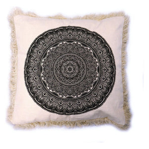 Emmy Jane Boutique Eco-Friendly Cotton Cushion Covers - Mandala Design - 6 Shapes & Sizes