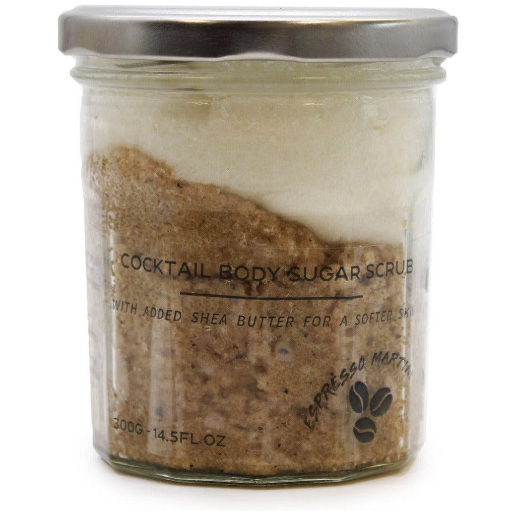 Emmy Jane Boutique Sugar Body Scrub with Shea Butter - Cocktail Sugar Scrub Body Wash Gift