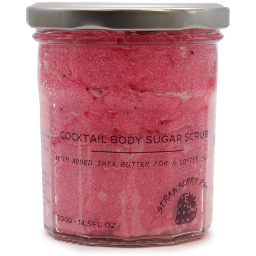 Emmy Jane Boutique Sugar Body Scrub with Shea Butter - Cocktail Sugar Scrub Body Wash Gift