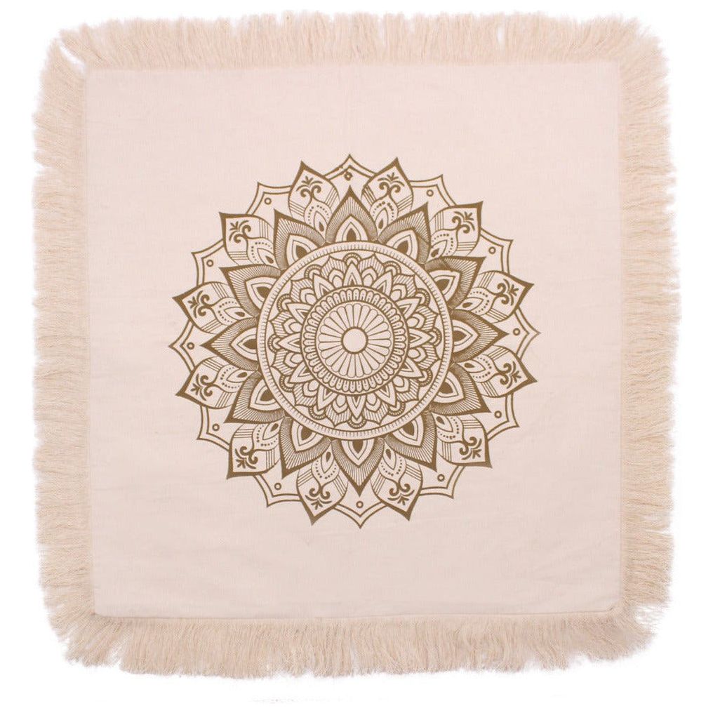 Emmy Jane Boutique Eco-Friendly Cotton Cushion Covers - Mandala Design - 6 Shapes & Sizes