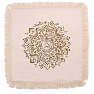Emmy Jane Boutique Eco-Friendly Cotton Cushion Covers - Mandala Design - 6 Shapes & Sizes