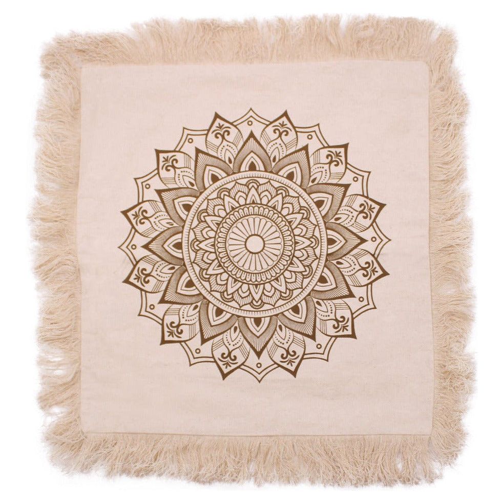 Emmy Jane Boutique Eco-Friendly Cotton Cushion Covers - Mandala Design - 6 Shapes & Sizes