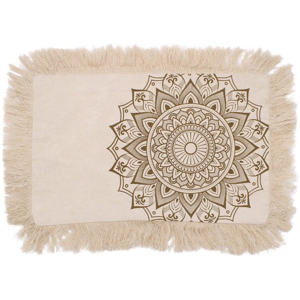 Emmy Jane Boutique Eco-Friendly Cotton Cushion Covers - Mandala Design - 6 Shapes & Sizes