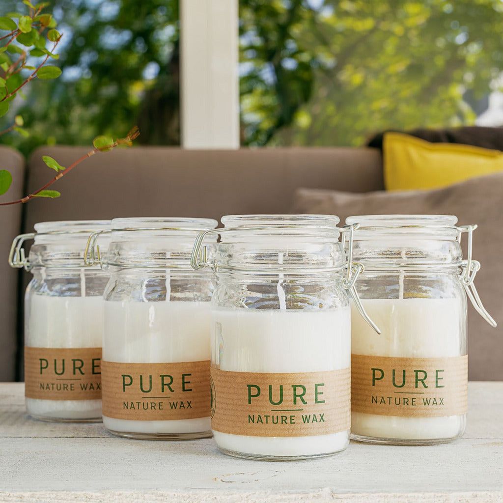 Emmy Jane Boutique Pure & Natural Olive Wax Jar Candles - Long Burning Handmade Vegan Friendly