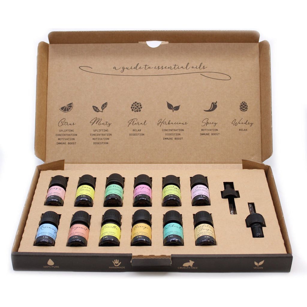 Emmy Jane Boutique Aromatherapy Essential Oil Starter Sets - Pure Handmade & Vegan Friendly