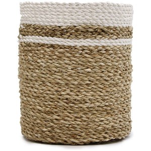 Emmy Jane Boutique Natural Home Storage - Handmade Seagrass Vase & Bins Set - Fairly Traded