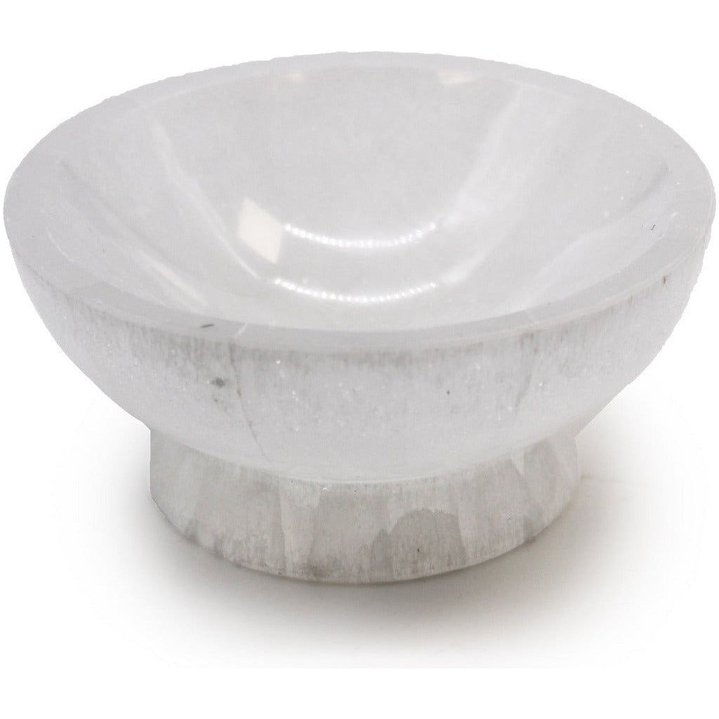 Emmy Jane Boutique Decorative Bowls - Natural Moroccan Selenite Crystal - 9 Shapes & Sizes