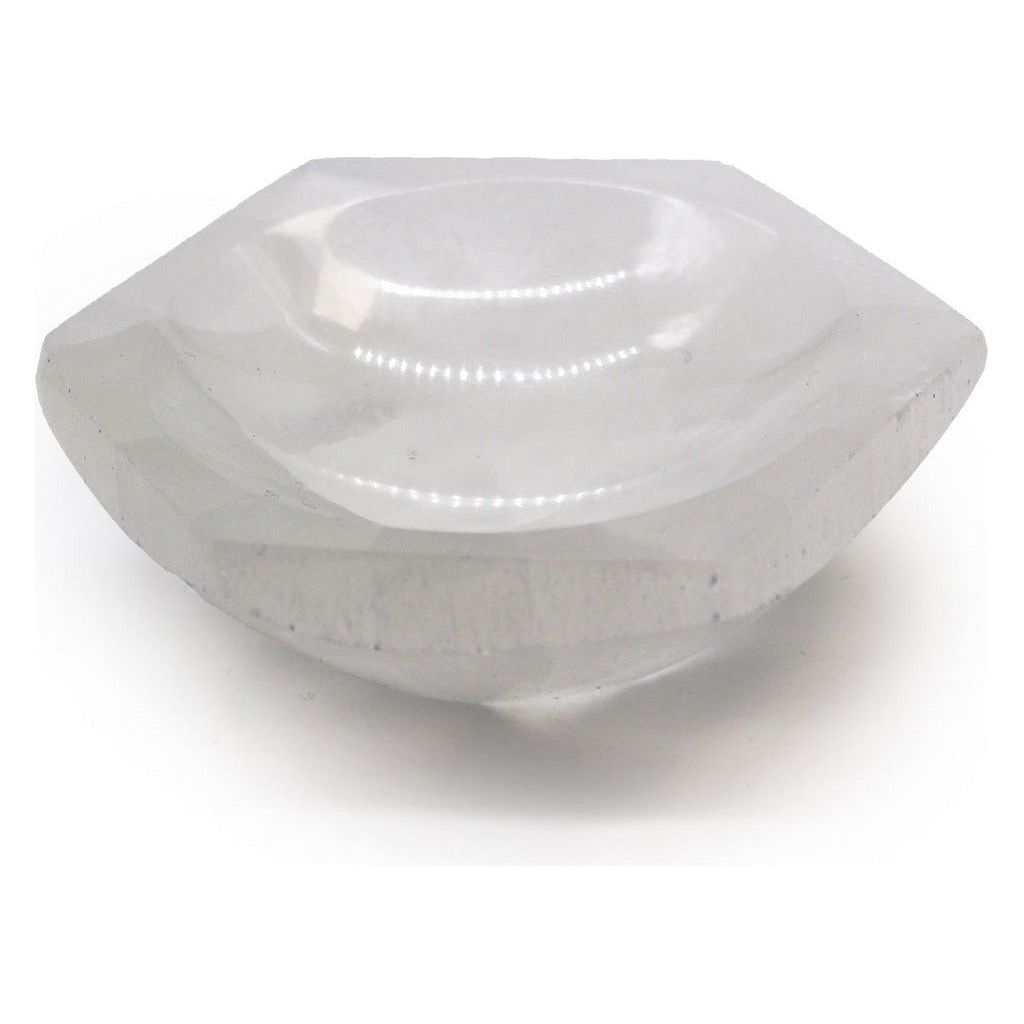 Emmy Jane Boutique Decorative Bowls - Natural Moroccan Selenite Crystal - 9 Shapes & Sizes