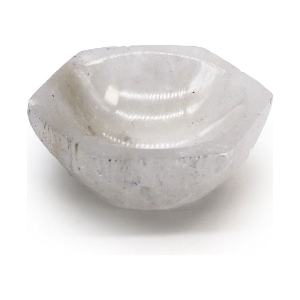 Emmy Jane Boutique Decorative Bowls - Natural Moroccan Selenite Crystal - 9 Shapes & Sizes