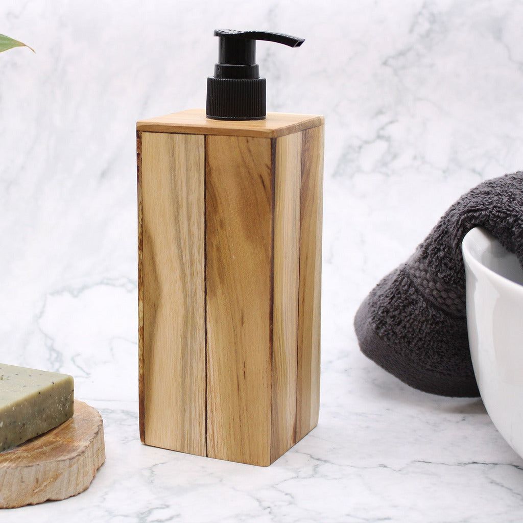 Emmy Jane Boutique Handmade Natural Coconut & Sustainable Teakwood Soap Dispensers