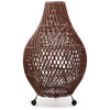 Emmy Jane BoutiqueNatural Homeware Handmade Rattan Table Lamps - Black Brown or Natural