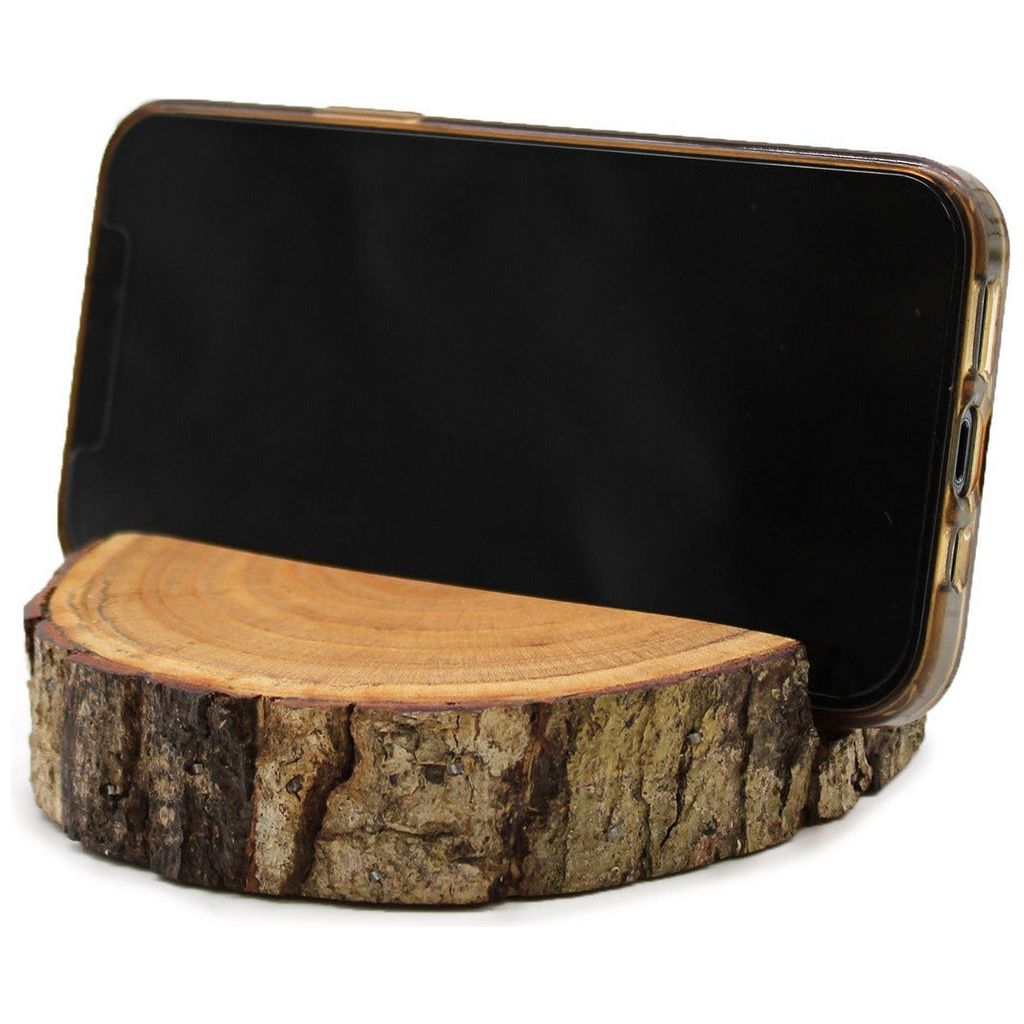 Emmy Jane Boutique Natural Wooden Phone Holders / Mobile Device Stands. These Wooden Phone Holders are perfect for keeping your hands free while talking or browsing on your mobile device. These Wooden Phone Holders are perfect for mobile phones, tablets, or e-book readers .