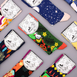 Emmy Jane Boutique Hop Hare - Colouful Soft Bamboo Socks - Sizes UK 3.5 - 11.5 Unisex - 7 Designs