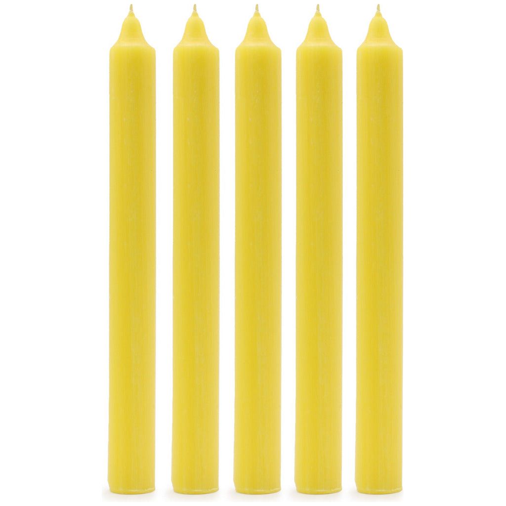 Emmy Jane Boutique Solid Colour Dinner Candles - Pack of 5 - Made in the UK - 16 Colours