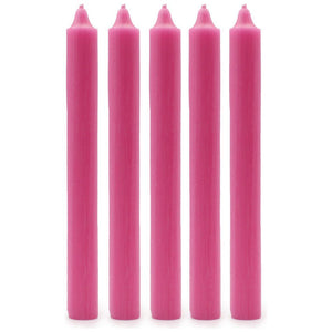 Emmy Jane Boutique Solid Colour Dinner Candles - Pack of 5 - Made in the UK - 16 Colours