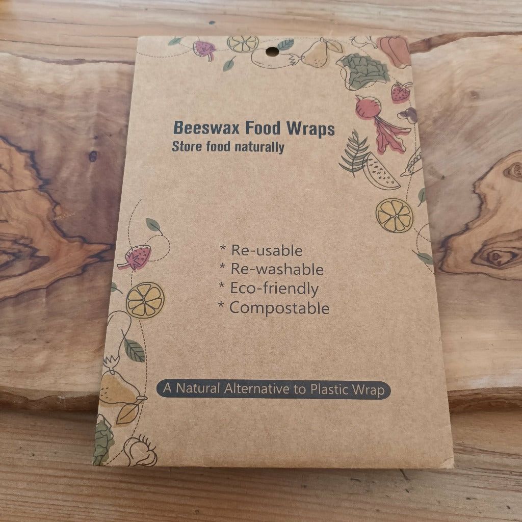 Emmy Jane Boutique Ecolif3 - Organic Beeswax Food Wrap and Bags Storage Kit - Plastic Free