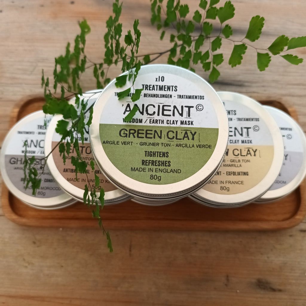 Emmy Jane Boutique Ancient Wisdom - Clay Face Mask - Natural Skincare Powders - 8 Varieties