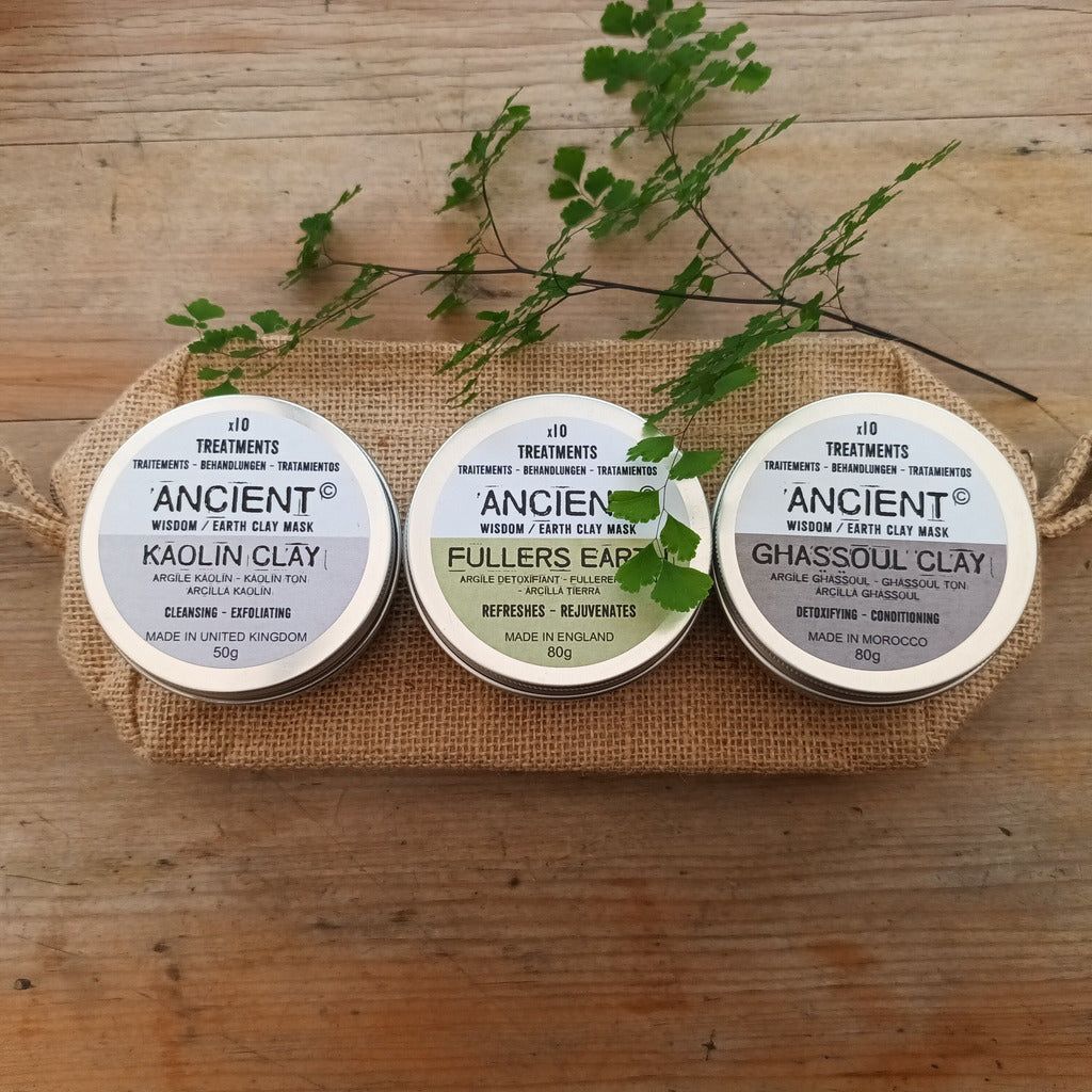 Emmy Jane Boutique Ancient Wisdom - Clay Face Mask - Natural Skincare Powders - 8 Varieties