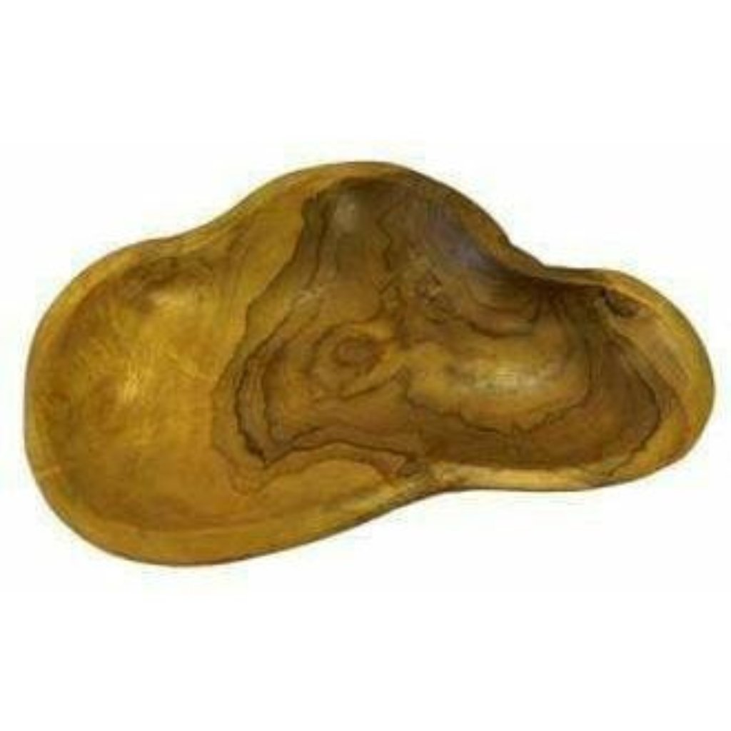 Emmy Jane Boutique Hand Carved Indonesian Teak Root - Classic Wooden Bowl