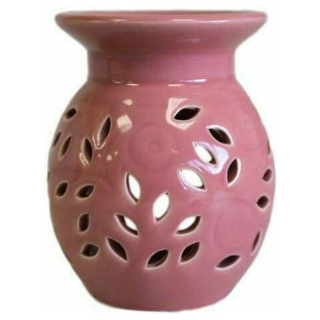 Emmy Jane Boutique Simple & Classic Oil Burners - Floral Design - Choice of 5 Colours