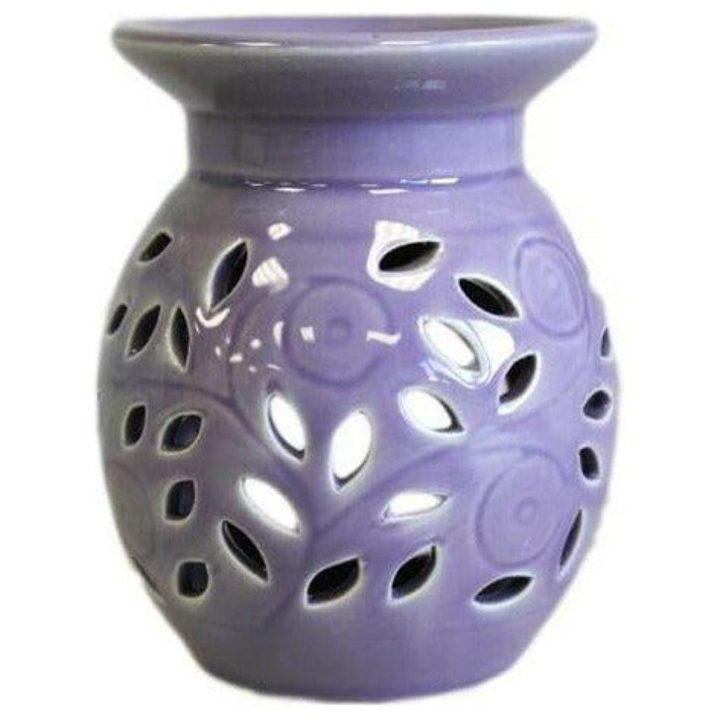 Emmy Jane Boutique Simple & Classic Oil Burners - Floral Design - Choice of 5 Colours