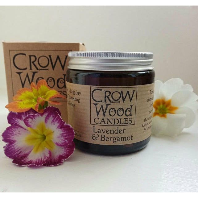 Emmy Jane Boutique Crow Wood Candles - Sustainable Soy Wax & Essential Oils - Vegan Friendly