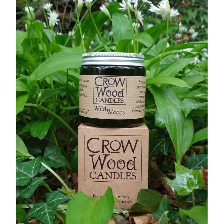 Emmy Jane Boutique Crow Wood Candles - Handmade Essentail Oil Soy Candles - Vegan Friendly