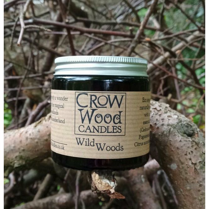 Emmy Jane Boutique Crow Wood Candles - Handmade Essentail Oil Soy Candles - Vegan Friendly