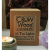 Emmy Jane BoutiqueCrow Wood Candles - Handmade Unscented Soy Wax Tealights - Vegan Friendly