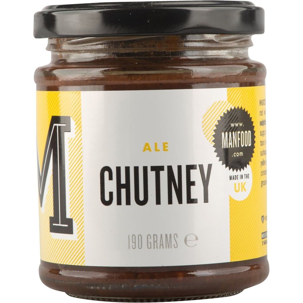 Emmy Jane Boutique Chutney Gift Set - Manfood Cheese Essentials - Gifts for Him - Contains ale chutney, pear & fig chutney and beer jelly.